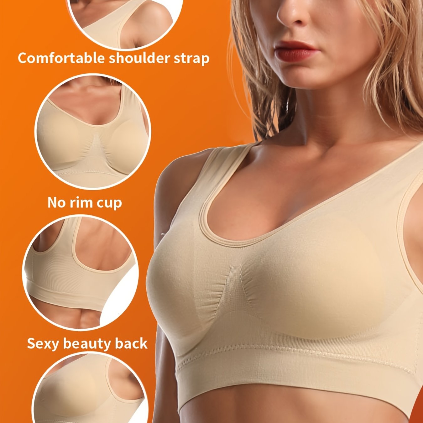 Seamless Comfort Women's Sports Bra